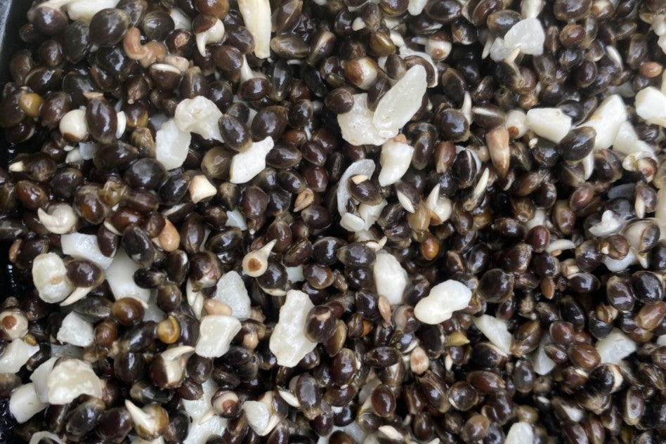 Hemp and Crushed Peanuts